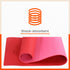 Moksh Premium Yoga Mat | Red & Pink (Size: 24” x 72” Thickness: 8mm)